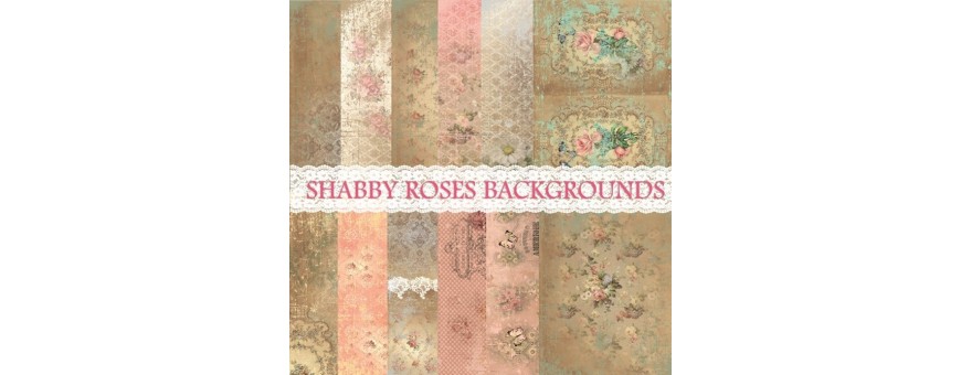 SHABBY ROSES BACKGROUNDS